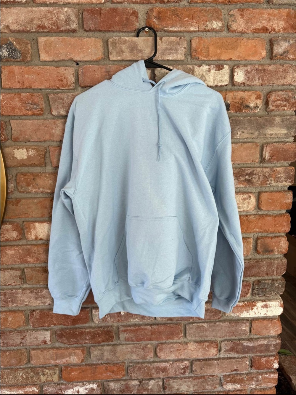 Light Blue Pullover Hoodie